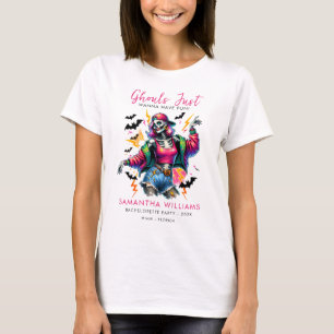 Roze Geesten Halloween Bachelorette Feestje T-shirt