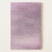 Roze gefactureerde eend op het water planner (Achterkant)