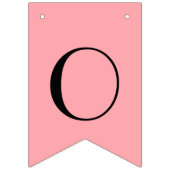 Roze gefeliciteerd vlaggetjes (Tweede vlag)