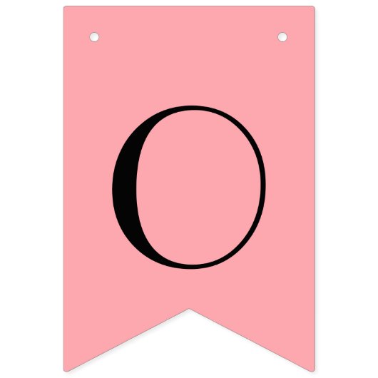 Roze gefeliciteerd vlaggetjes (Tweede vlag)