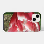 Roze Gefranjerde Tulp iPhone Hoesje (Achterkant horizontaal)