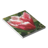 Roze Gefranjerde Tulp Notitieblok (Schuin)
