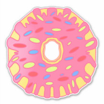 Roze Geglazuurde Donut