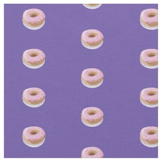 Roze geglazuurde doughnut stof (Close Up)