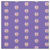Roze geglazuurde doughnut stof (Swatch)