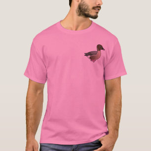 Roze gegoten gans t-shirt