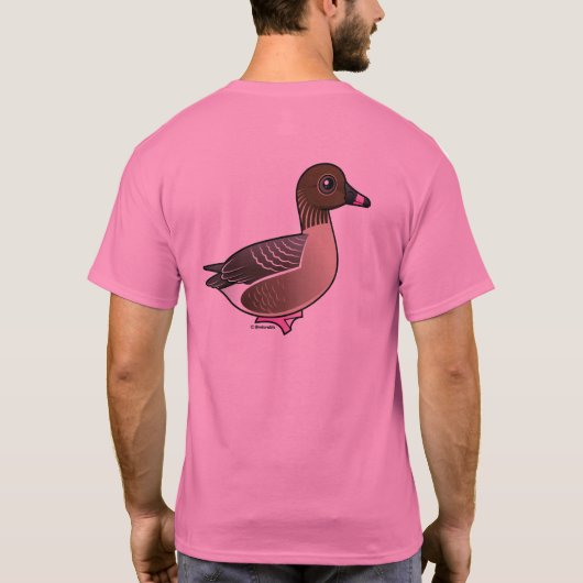 Roze gegoten gans t-shirt (Achterkant)