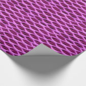 Roze gehaakte verlooppapier cadeaupapier (Hoek)