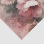 Roze geïnspireerd bloemweefselpapier tissuepapier (Detail)
