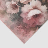 Roze  geïnspireerd bloemweefselpapier tissuepapier (Detail)