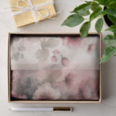 Roze  geïnspireerd bloemweefselpapier tissuepapier (Geschenk)