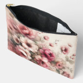 Roze  geïnspireerde bloemen etui (Open)