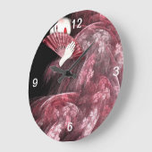 Roze Geisha Clock Grote Klok (Hoek)