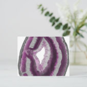 Roze geit briefkaart (Staand voorkant)