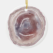 Roze geit keramisch ornament (Voorkant)