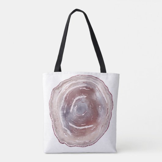 Roze geit tote bag (Achterkant)