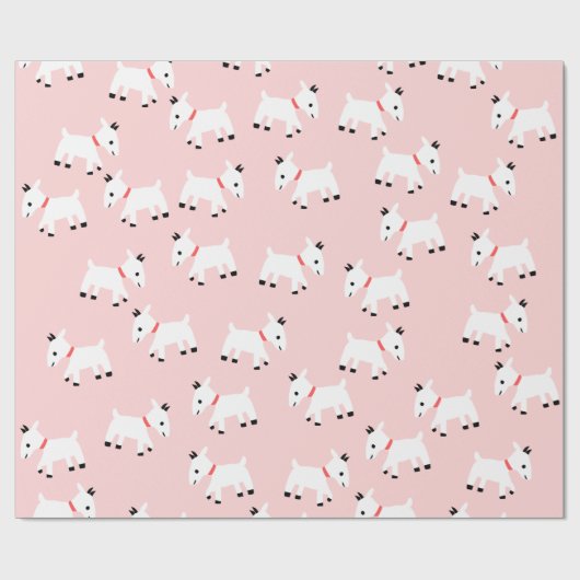 Roze geitten ompakken papier (Vlak)