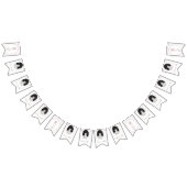 Roze Gekke Gans 12 maanden Photo Banner (Alle)