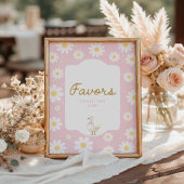 Roze Gekke Gans en Daisy Favors Poster