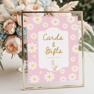 Roze Gekke Gans en Daisy Kaarten en geschenken Poster