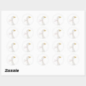 Roze Gekke Goose Sticker (Vel)