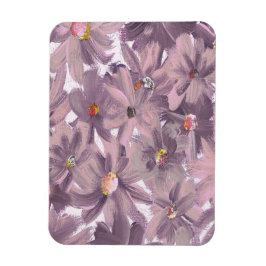 Roze gekleurde bloemen om het even welke kleur magneet