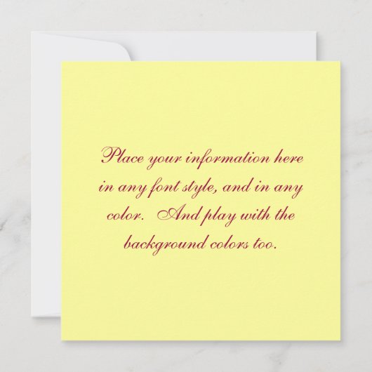 Roze gekleurde Daisy Kaart (Achterkant)