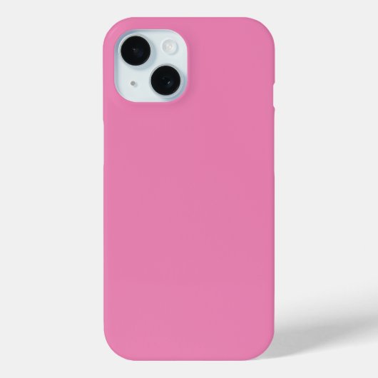 Roze gekleurde iPhone / iPad case (Achterkant)