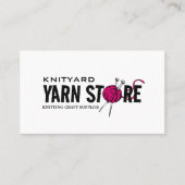 Roze gekleurde Logo, broze winkel, gepantserde win Visitekaartje (Voorkant)