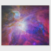 Roze gekleurde Orion Nebula Cadeaupapier (Vlak)