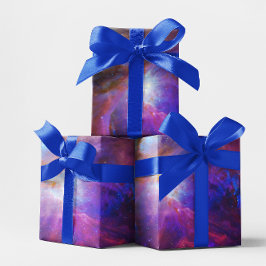 Roze gekleurde Orionnevel Cadeaupapier