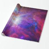 Roze gekleurde Orionnevel Cadeaupapier (Uitgerold)