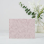 Roze gekleurde perkament textuur achtergrond briefkaart (Staand voorkant)