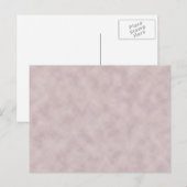 Roze gekleurde perkament textuur achtergrond briefkaart (Voorkant / Achterkant)