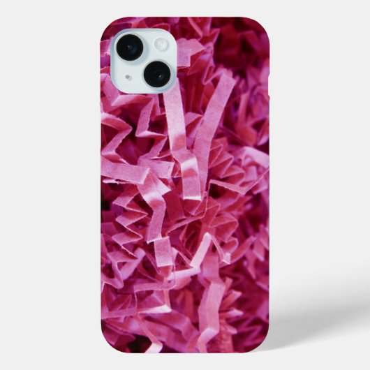 Roze gekreukeerde gekorreste papieren textuurfoto Case-Mate iPhone case (Achterkant)