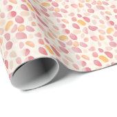 Roze & Gele Aquarel Keitjes Cadeaupapier (Rol Hoek)