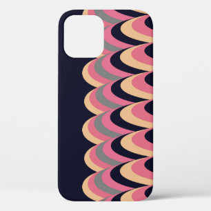 Roze gele, blauwe, stijlvolle patroon Case-Mate iPhone case
