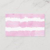 Roze gele bloemen bumble bee luier loterij kaarten (Achterkant)