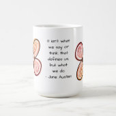 Roze & Gele Bloemen Mok (Center)