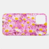 Roze gele bloemen naadloze achtergrond Case-Mate iPhone case (Achterkant (horizontaal))