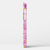Roze gele bloemen naadloze achtergrond Case-Mate iPhone case (Achterkant / Links)