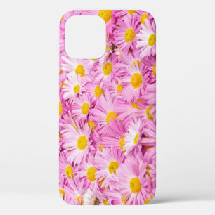 Roze gele bloemen naadloze achtergrond Case-Mate iPhone case