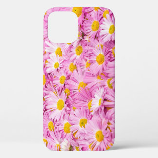 Roze gele bloemen naadloze achtergrond Case-Mate iPhone case