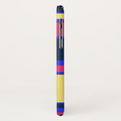 Roze, gele en blauwe strepen Case-Mate iPhone case (Achterkant/links)