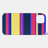 Roze, gele en blauwe strepen Hoesje-Mate iPhone as Case-Mate iPhone Case (Achterkant (horizontaal))