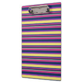 Roze, gele en blauwe strepen klembord (Links)