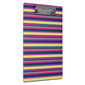 Roze, gele en blauwe strepen klembord (Rechts)