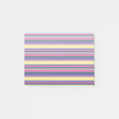 Roze, gele en blauwe strepen post-it® notes (Voorkant)