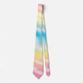 Roze gele en blauwe tinkleurstof stropdas (Voorkant)