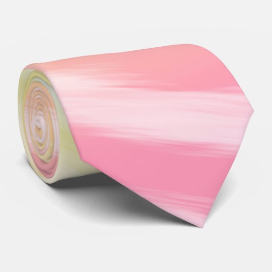 Roze gele en blauwe tinkleurstof stropdas (Opgerold)